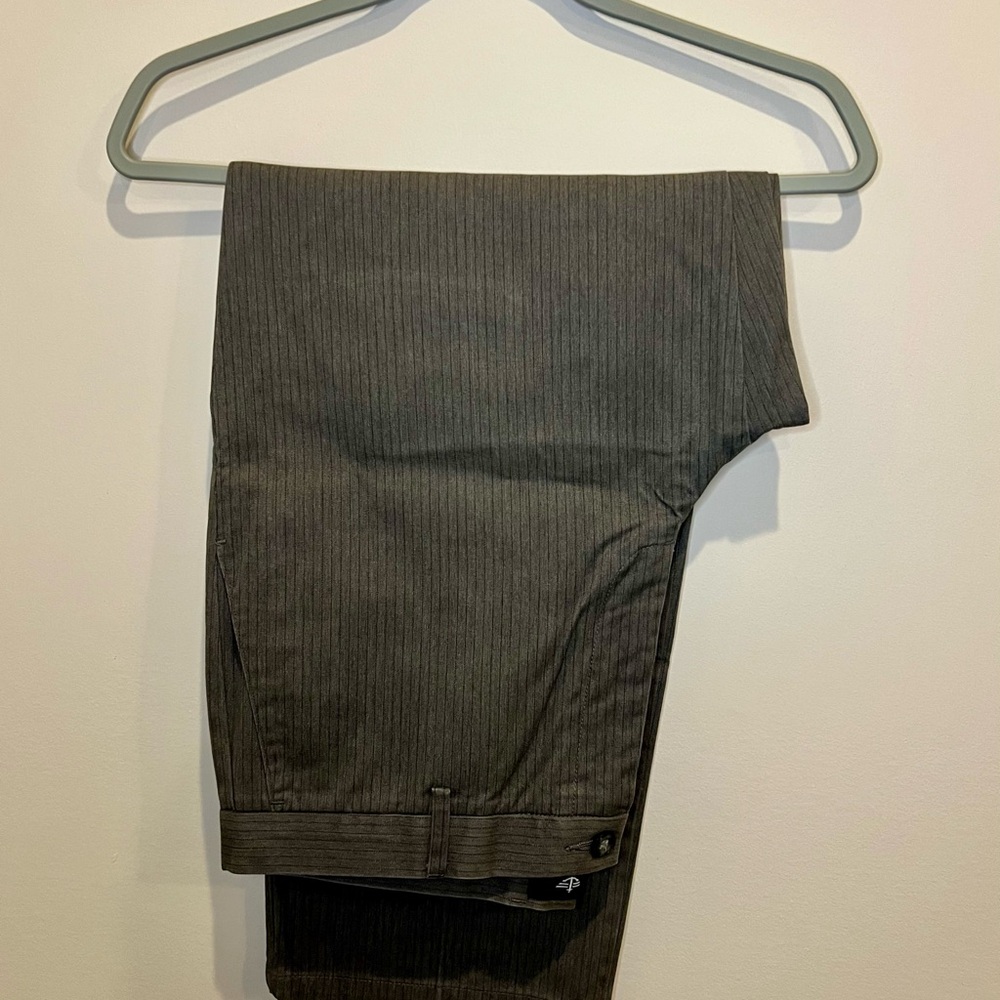 Dockers Charcoal Pinstripe Dress Pants